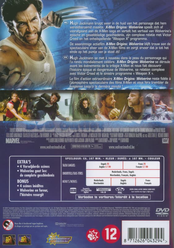 X-men origins - Wolverine (DVD)