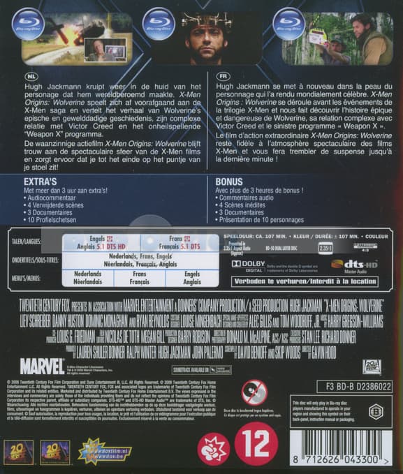 X-men origins - Wolverine (Blu-ray)