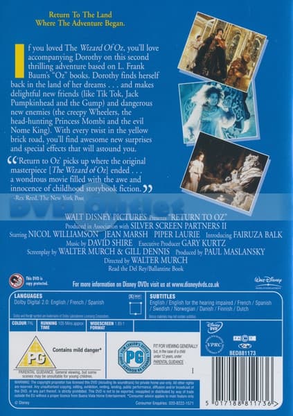 Return To Oz (Import)