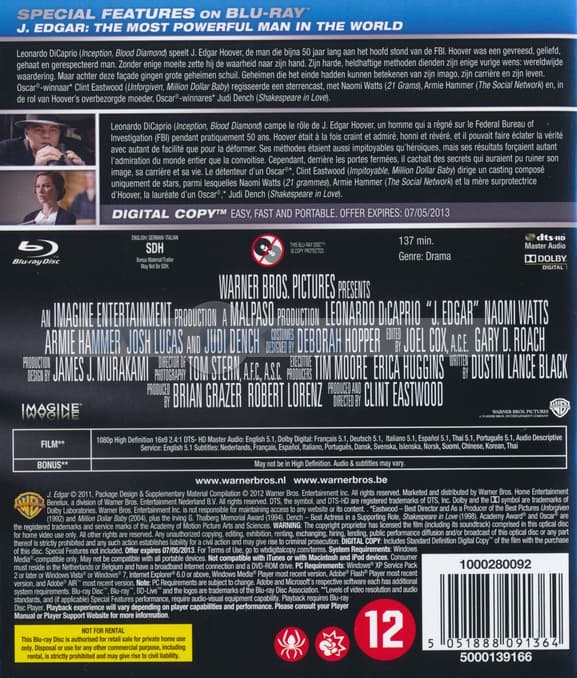 J. Edgar (Blu-ray)