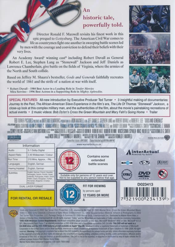 Gods and Generals (Import)