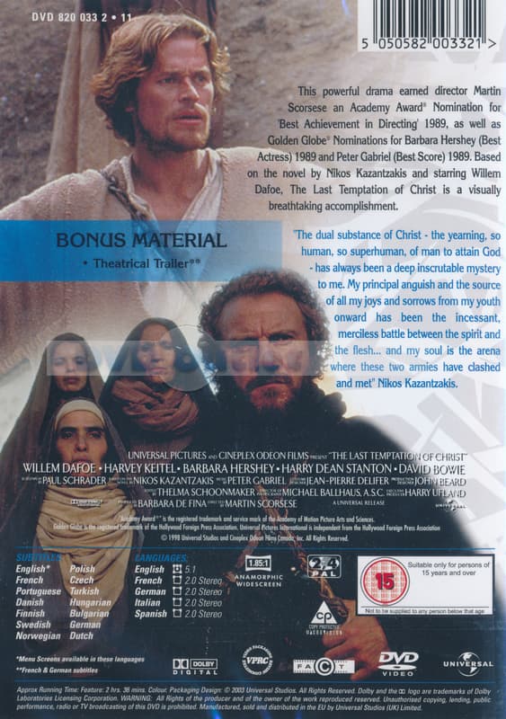 Last temptation of Christ
